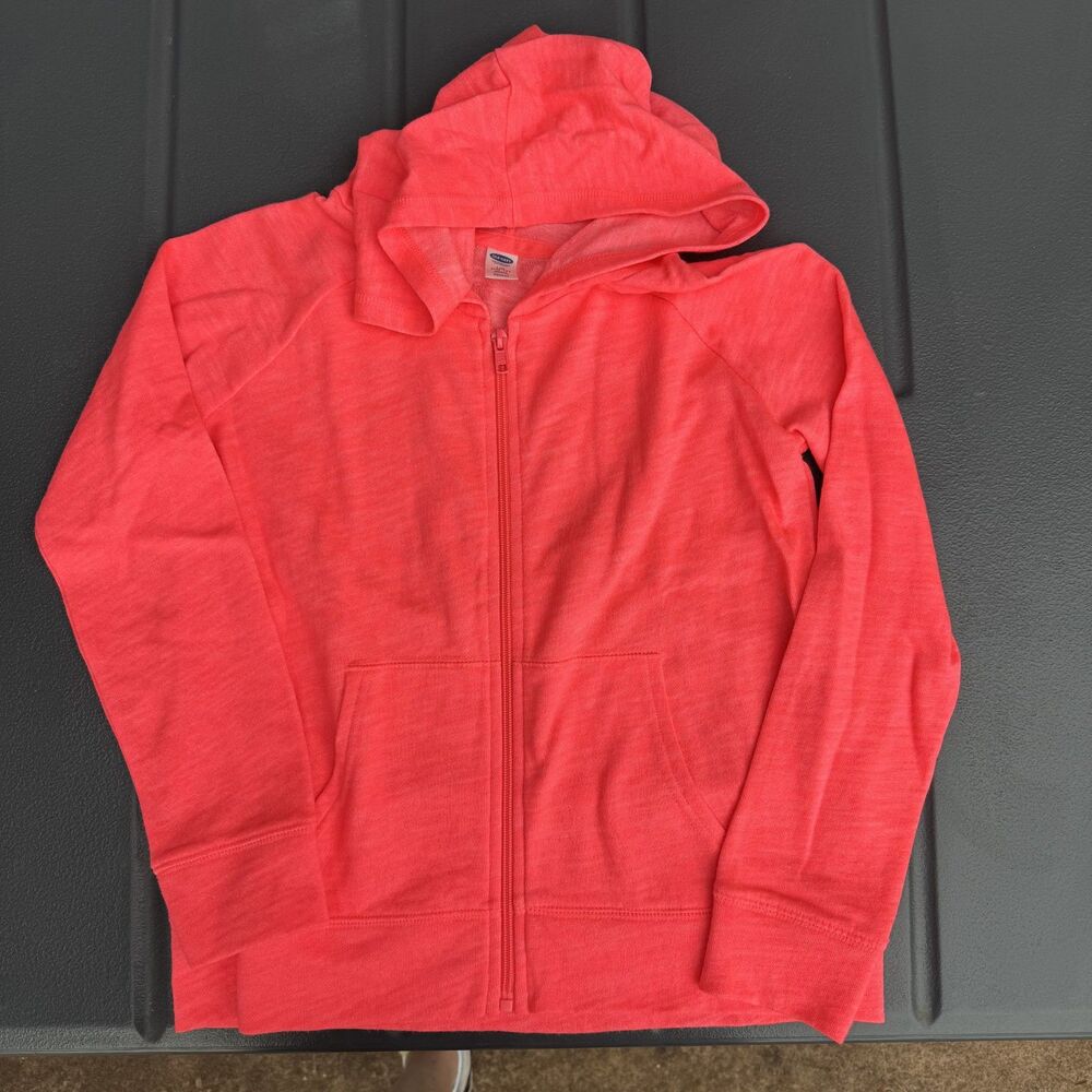 old navy girl size large 10/12 sweatshirt jacket 10 12 EUC